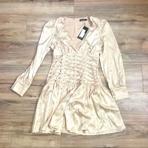 Nasty Gal Satin Mini Dress Size Small NWT